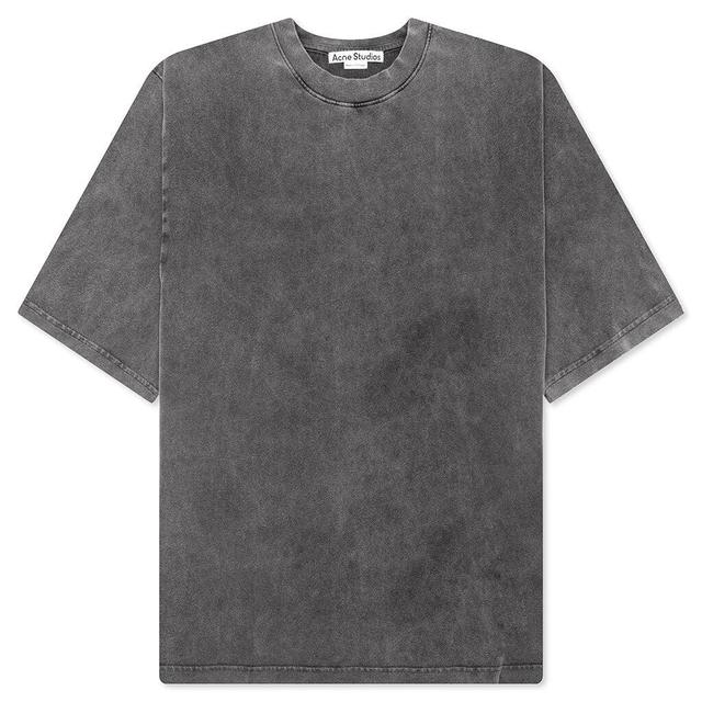 Garment Dyed Crew Neck T-Shirt Fn-Ux-Tshi000018 - Faded Black Male Product Image