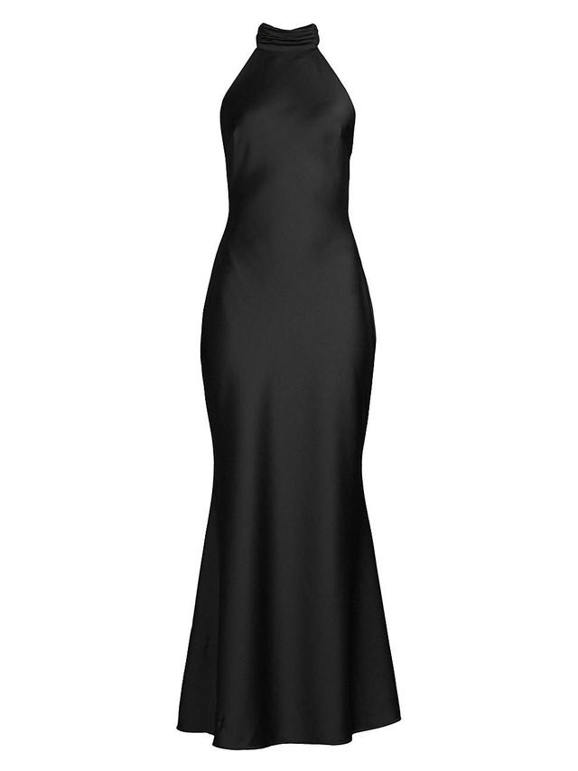 Womens Evianna Draped Maxi-Dress Product Image