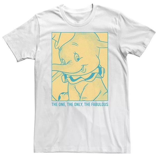 Big & Tall Disney Dumbo The One The Only The Fabulous Retro Poster Tee, Mens Product Image