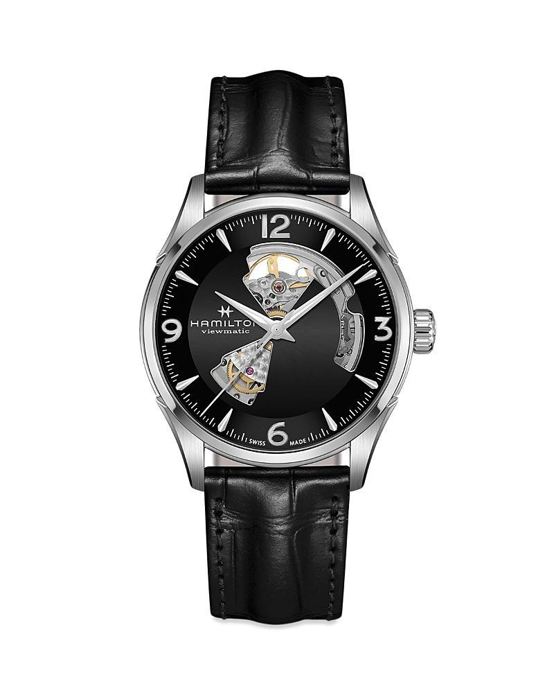 Hamilton Jazzmaster Skeleton Leather Strap Watch, 42mm Product Image