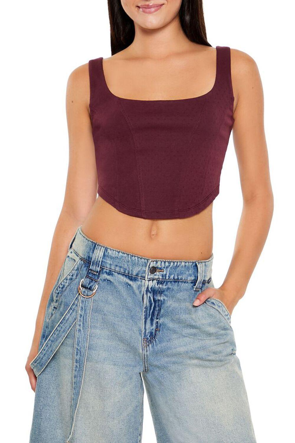 Pointelle Knit Crop Top | Forever 21 Product Image