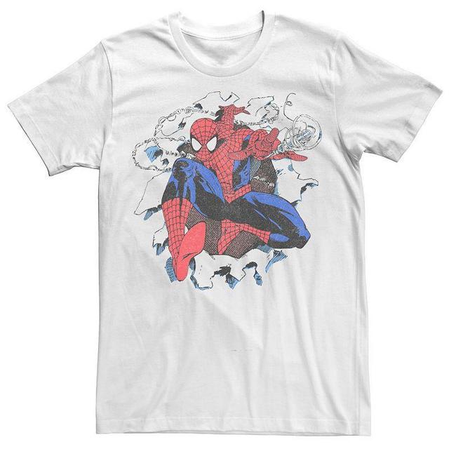 Mens Marvel Spiderman Retro Comic Tee Product Image