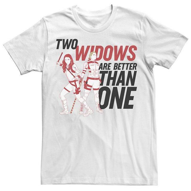 Mens Marvel Black Widow Two Widows Are Better Than One Portrait Tee Product Image