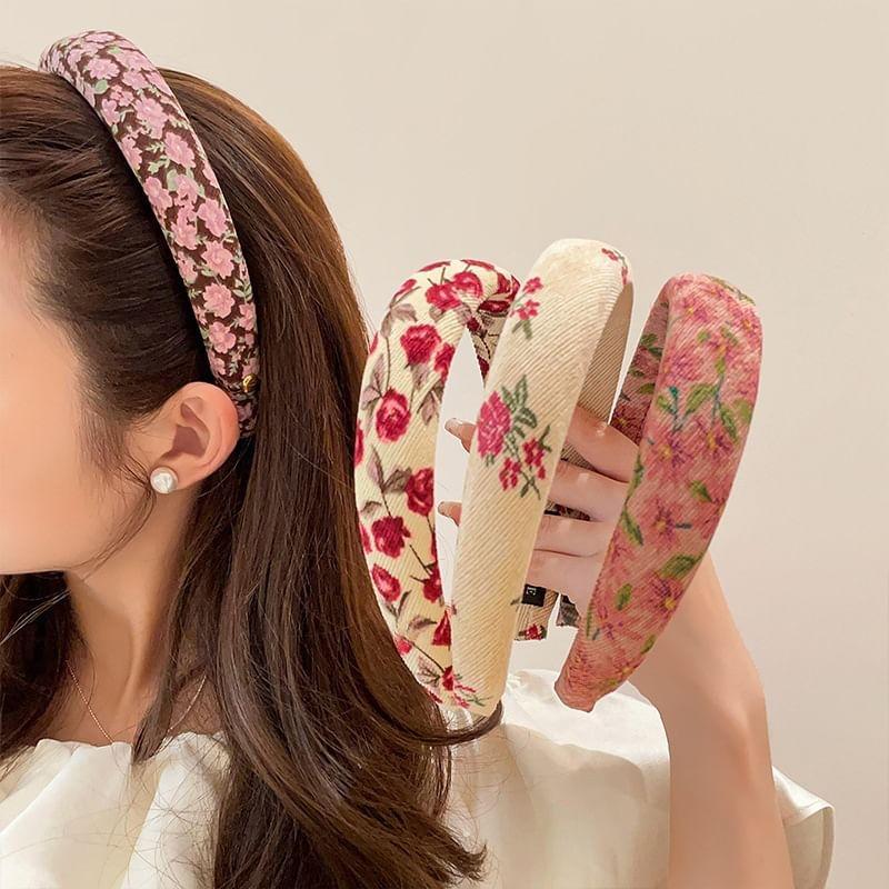 Floral Print Headband Product Image