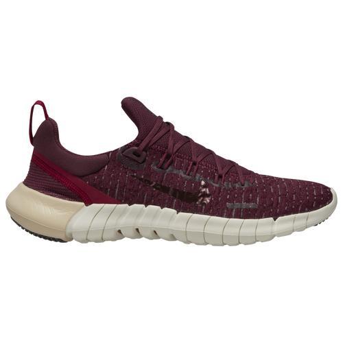 Nike Womens Free Run 5.0 - Running Shoes Beetroot/Metallic Mahogany/White Product Image