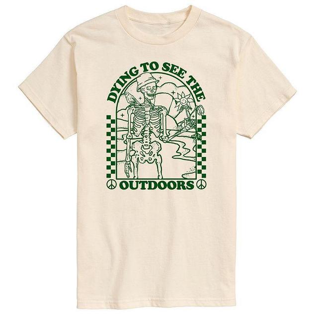 Mens Dying To See Outdoors Tee Product Image