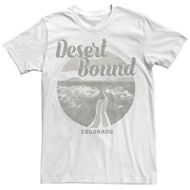 Mens Desert Bound Colorado Gray Logo Tee Product Image