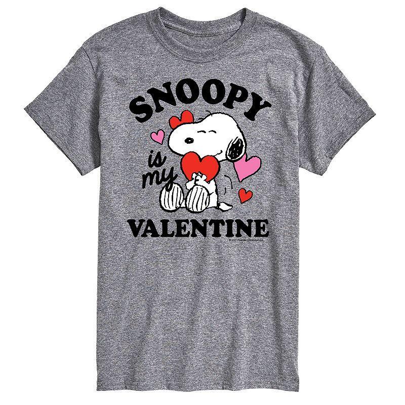 Big & Tall Peanuts Snoopy Valentine Tee, Mens Product Image