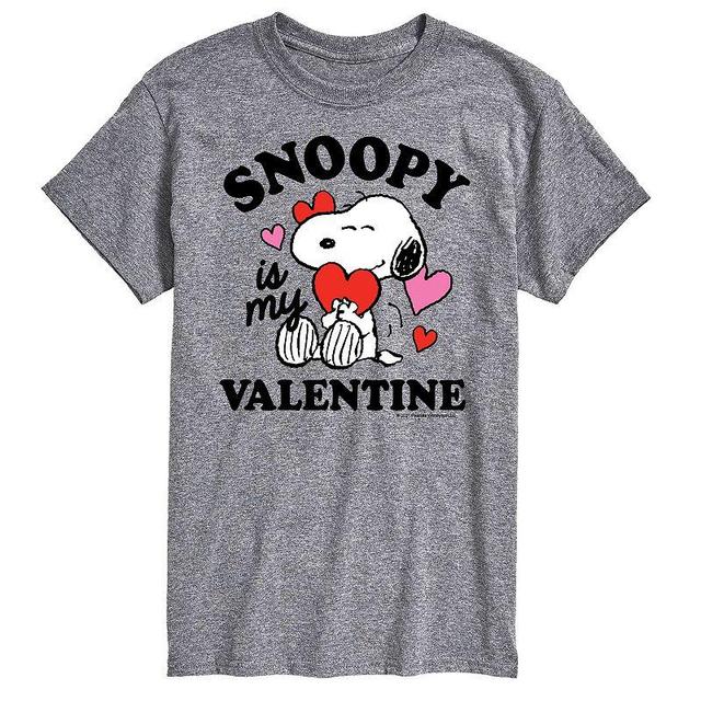 Big & Tall Peanuts Snoopy Valentine Tee, Mens Product Image