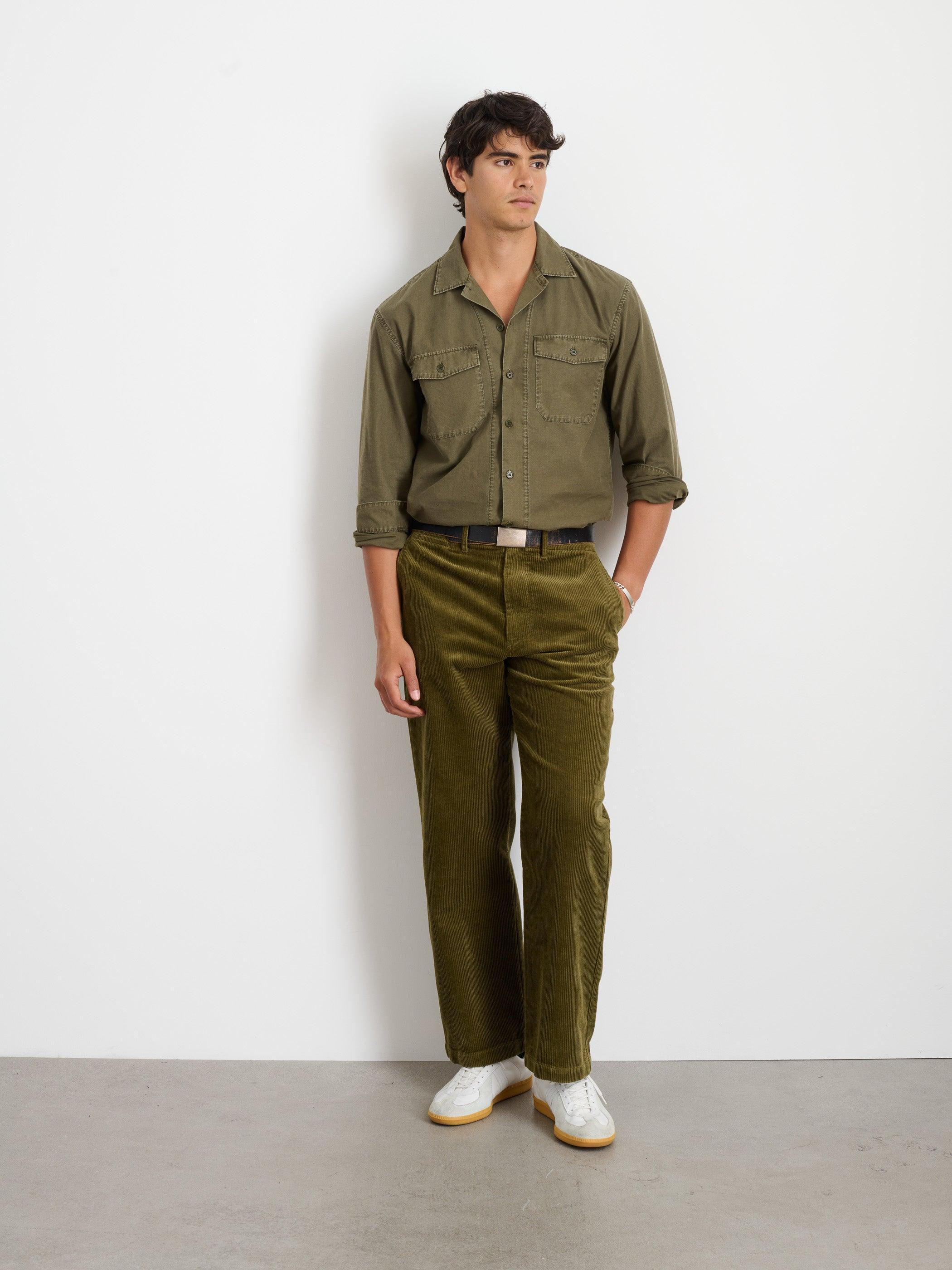 Straight Leg Pant in Corduroy Male Product Image