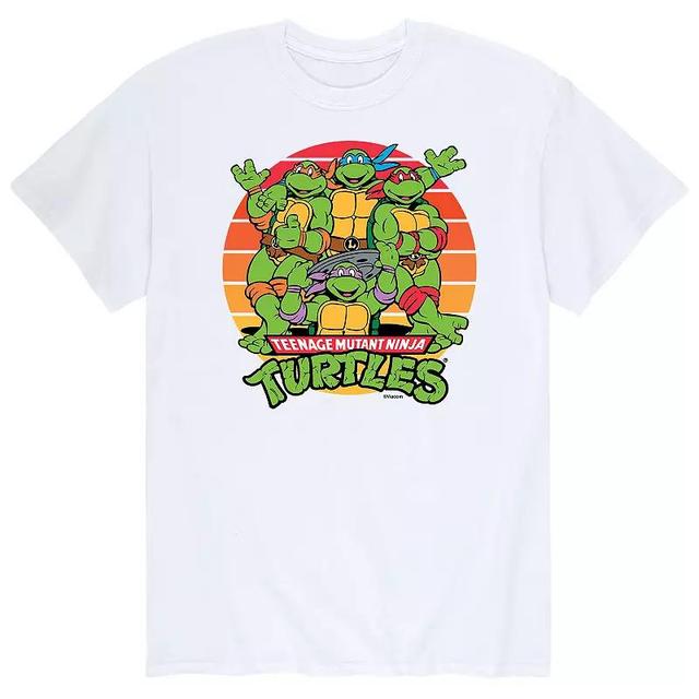 Mens Teenage Mutant Ninja Turtles Retro Sunset Tee Product Image