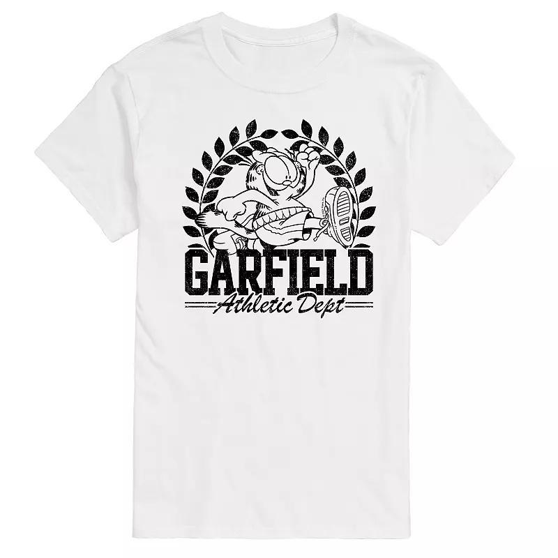 Mens Garfield Athletic Dept. Graphic Tee Ivory Product Image