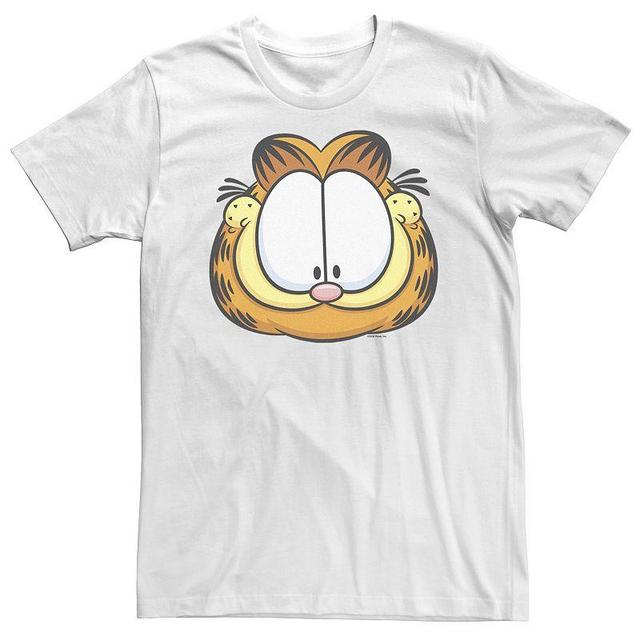 Big & Tall Garfield Big Head Portrait Tee, Mens Product Image