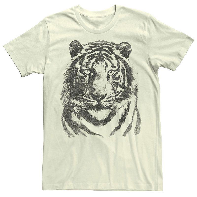 Mens Fifth Sun Oversized Tiger Animal Tee Natural Product Image