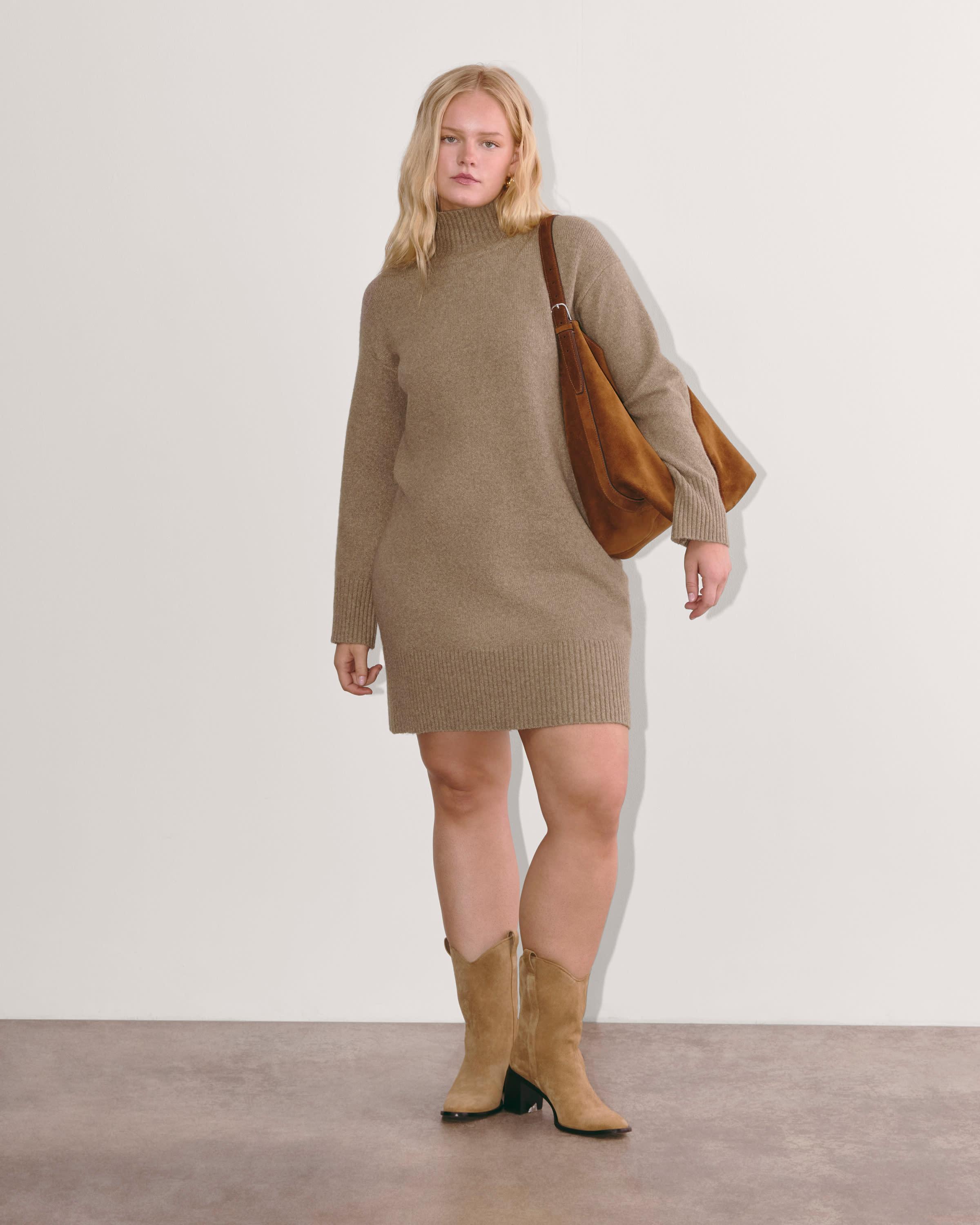 The Sweater Dress in Plush Cotton Product Image