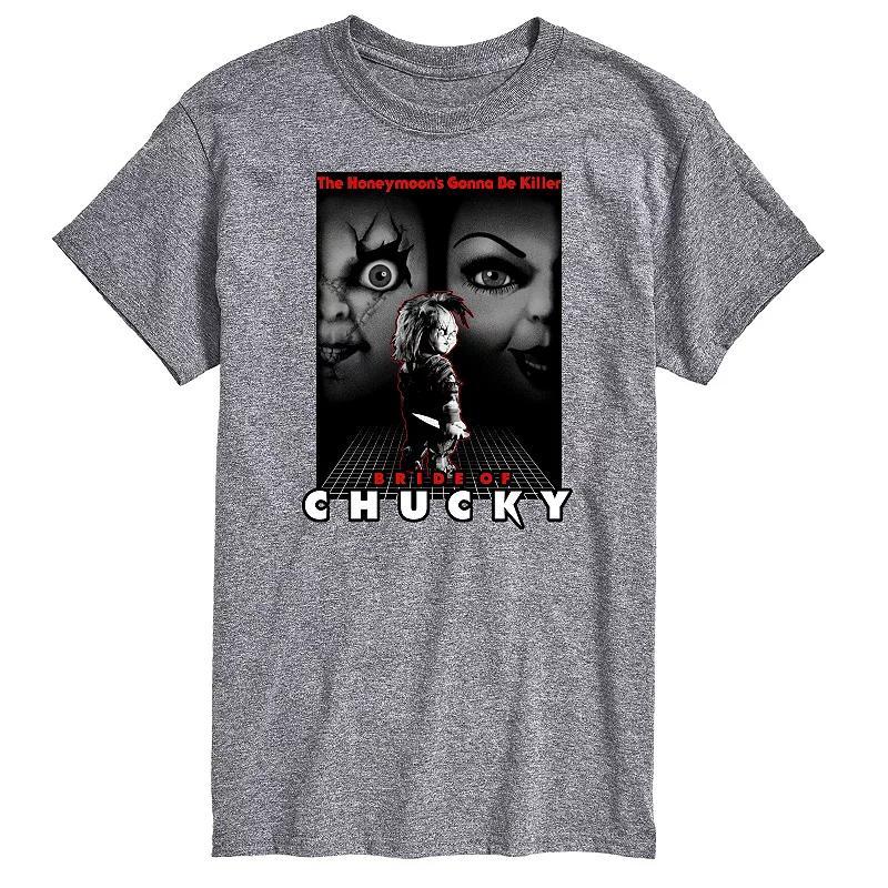 Big & Tall Chucky Bride Of Chucky Graphic Tee, Mens Product Image