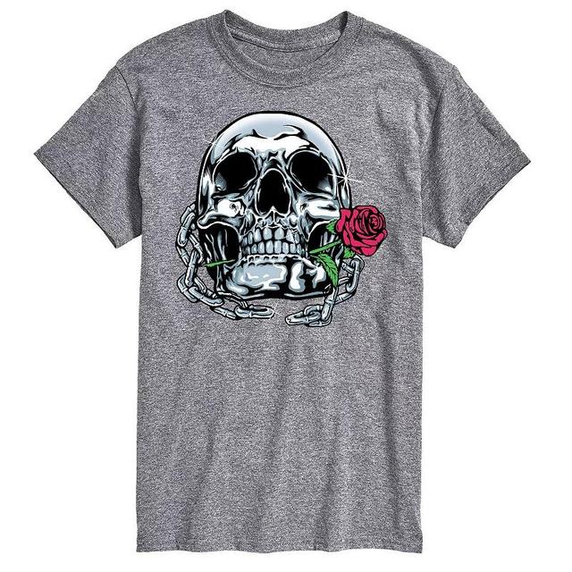 Mens Shiny Skull Art Tee Product Image