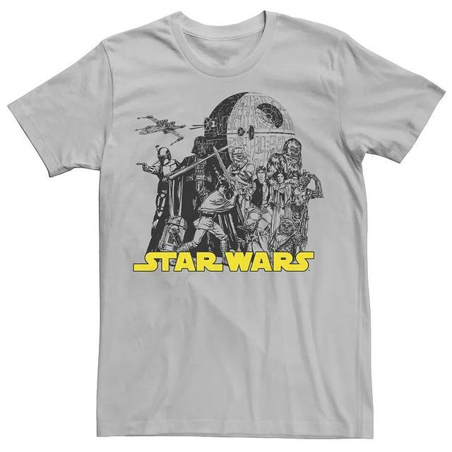 Mens Star Wars Curtain Call Poster Tee, Boys Product Image