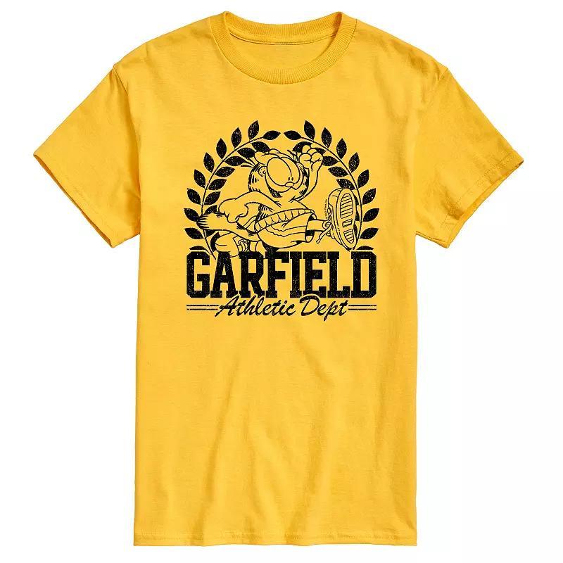 Mens Garfield Athletic Dept. Graphic Tee Ivory Product Image