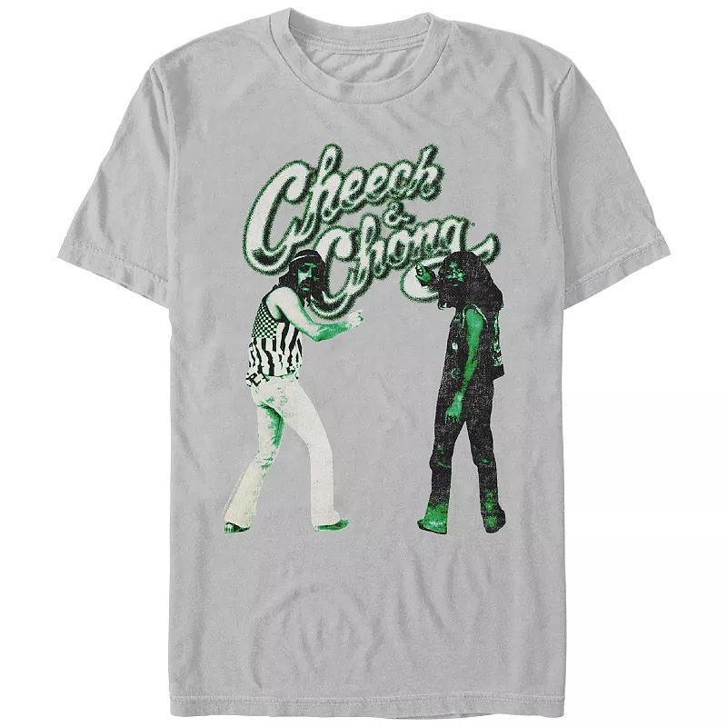 Mens Cheech & Chong Graffiti Logo Graphic Tee Product Image