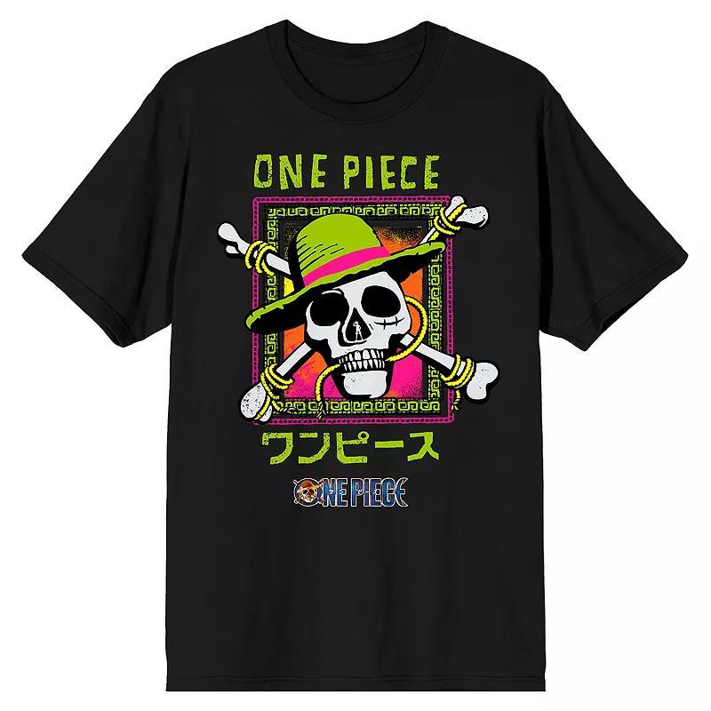 Mens One Piece Live Action Straw Short Sleeve Graphic Tee Product Image