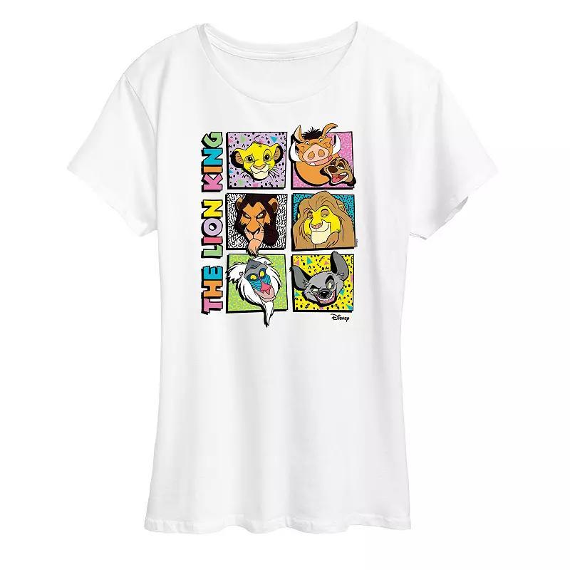 Disneys Lion King Womens Grid Graphic Tee Product Image