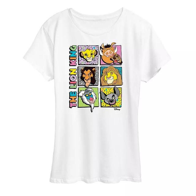 Disneys Lion King Womens Grid Graphic Tee Product Image