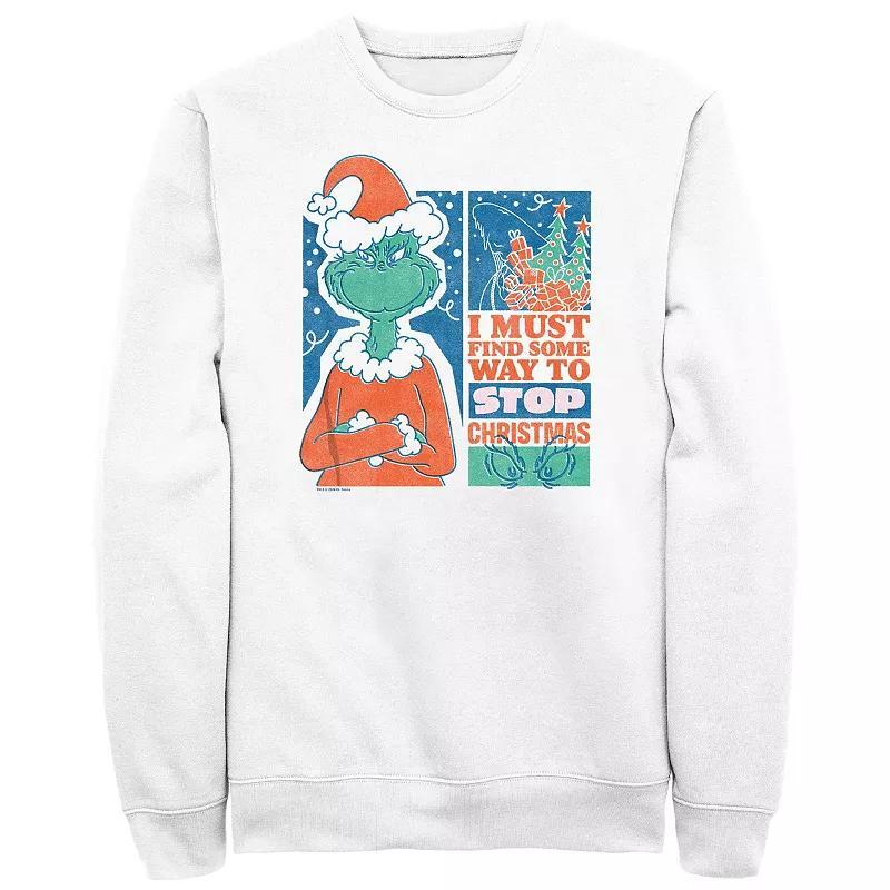 Big & Tall Dr. Seuss Grinch Must Stop Christmas Graphic Fleece, Mens Product Image