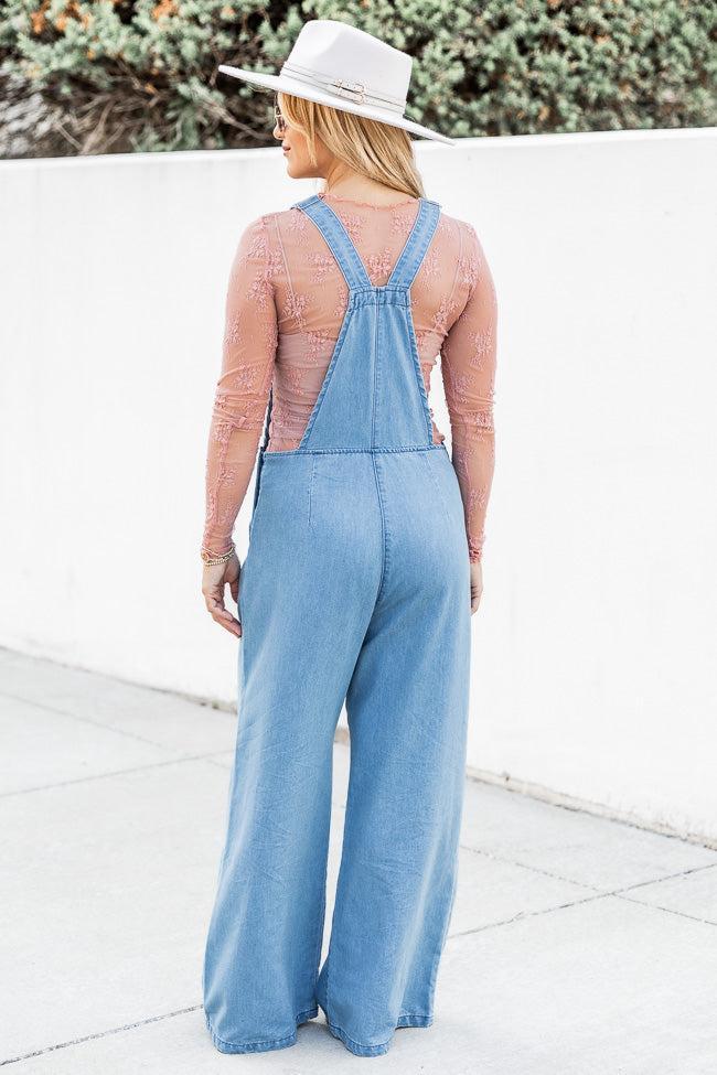 One More Minute Wide Leg Overalls FINAL SALE Product Image