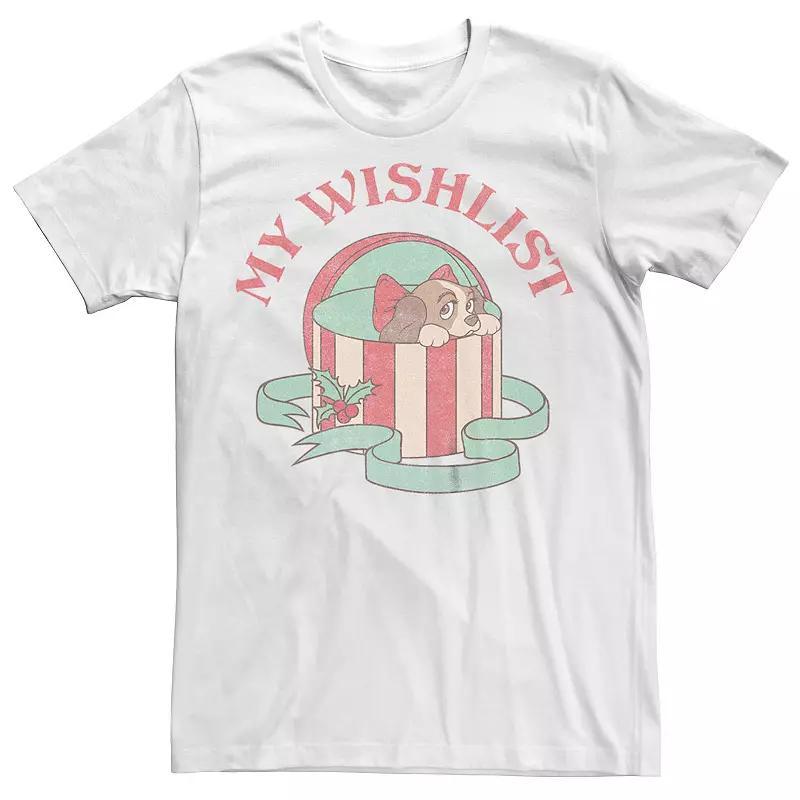 Disneys Lady And The Tramp Mens My Wish list Tee Product Image