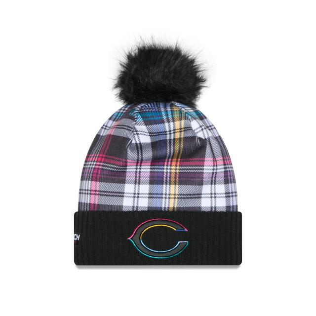 Chicago Bears 2024 Crucial Catch Women's Pom Knit Hat Female Product Image