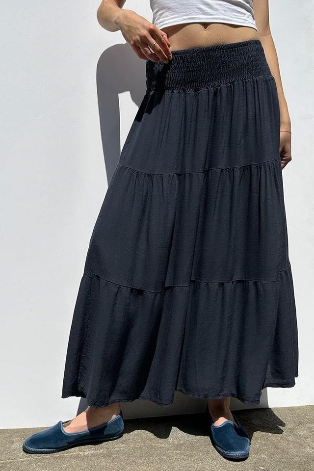 Ruffle long skirt Product Image