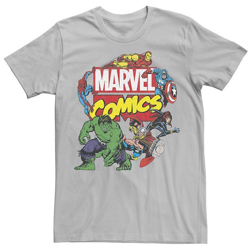 Mens Marvel Comics Avengers Around Logo Graphic Tee Product Image