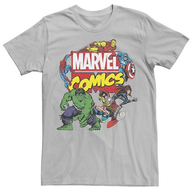 Mens Marvel Comics Avengers Around Logo Graphic Tee Product Image