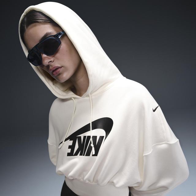 Nike Sportswear Women's Oversized Cropped French Terry Pullover Hoodie Product Image