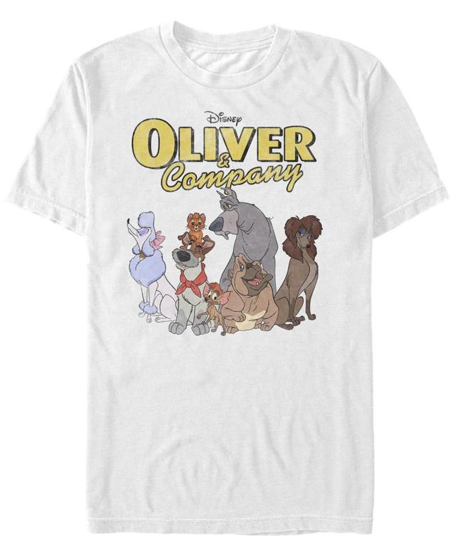 Disneys Oliver & Company Group Shot Mens Tee Product Image