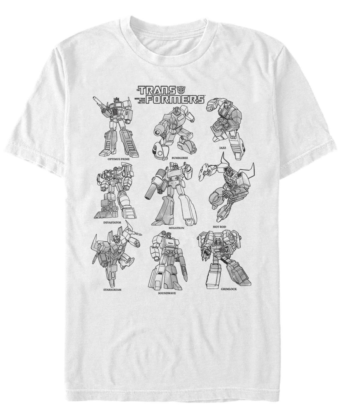 Mens Transformers Textbook Short Sleeve T-shirt Product Image