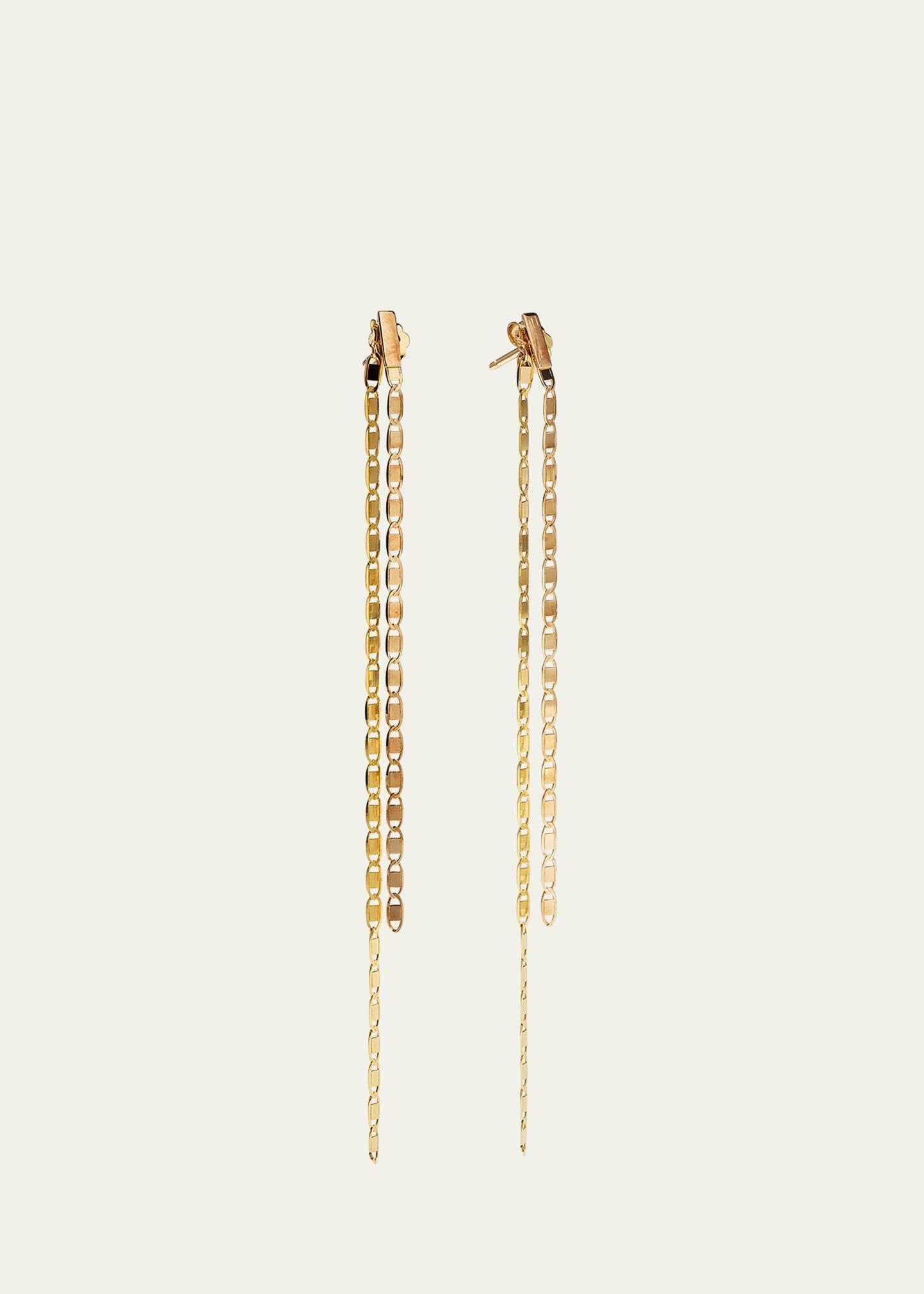 Lana Malibu 14K Gold Linear Duster Earrings Product Image