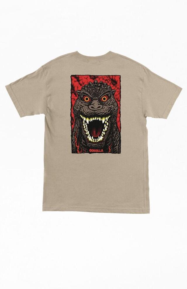 Santa Cruz Men's Godzilla Destroyer Stripe T-Shirt Product Image