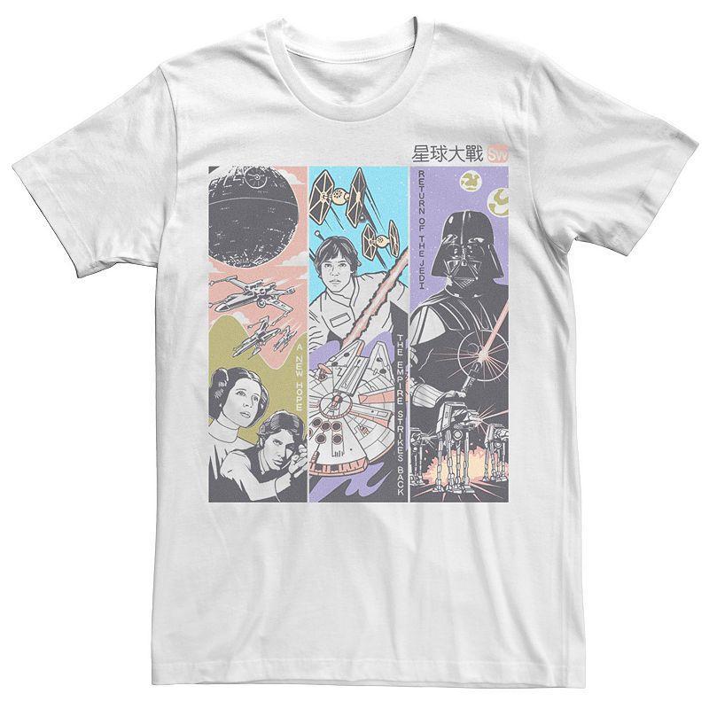 Mens Star Wars Triptych Graphic Tee Product Image