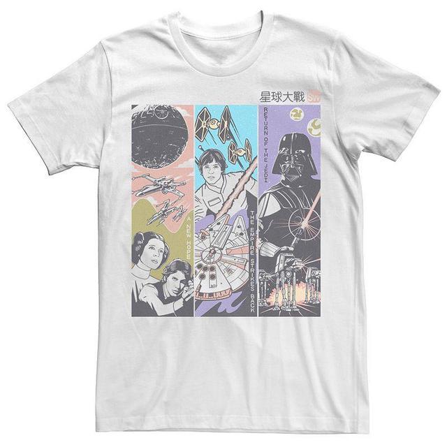 Mens Star Wars Triptych Graphic Tee Product Image