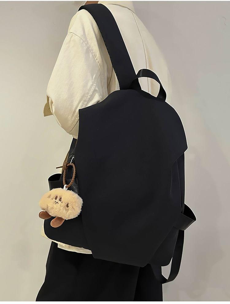 Plain Nylon Backpack Product Image