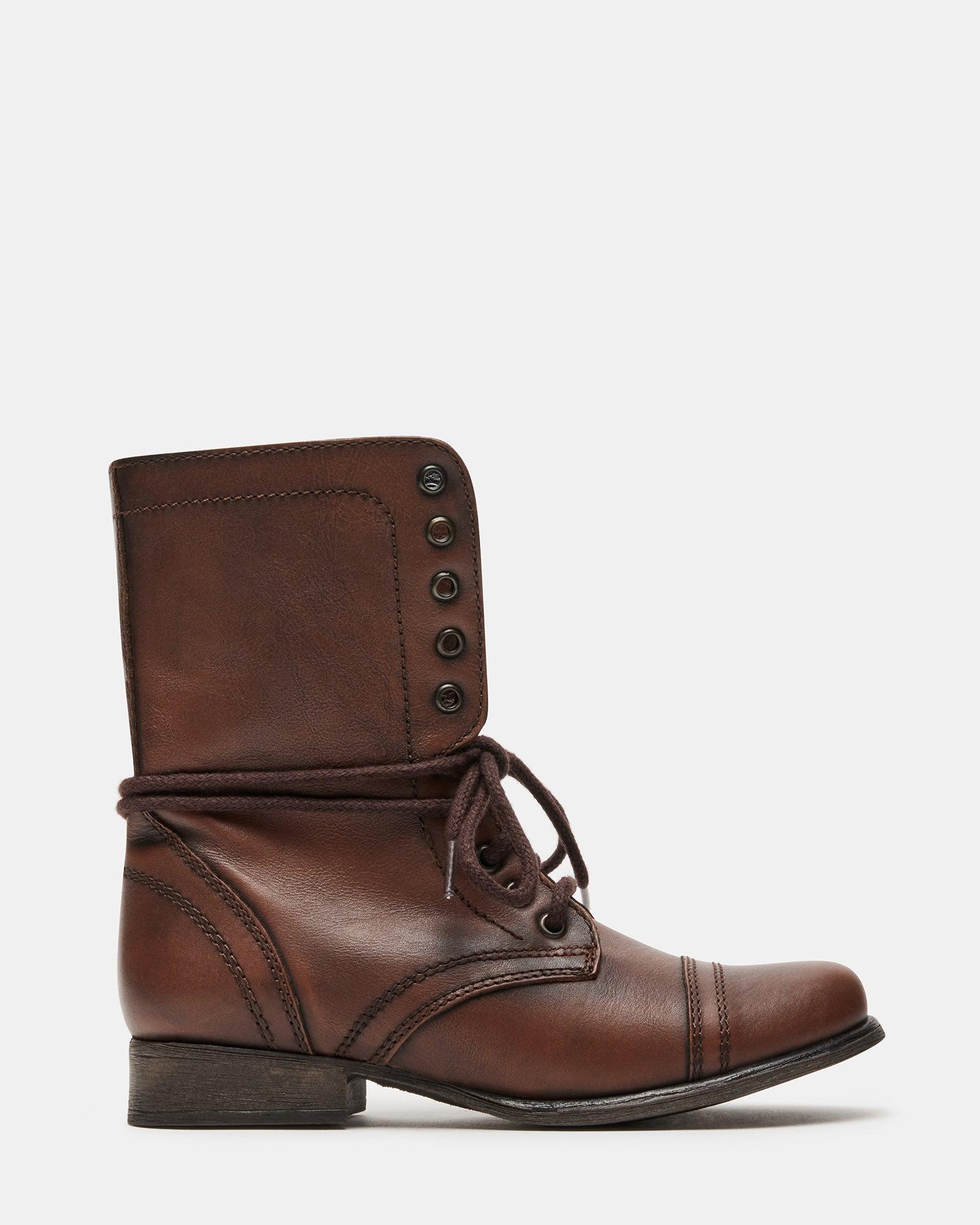 TROOPA BROWN LEATHER - SM REBOOTED Female Product Image