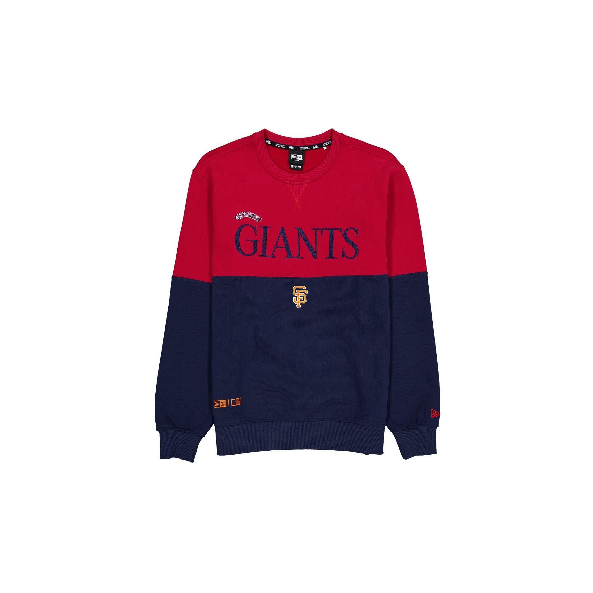 San Francisco Giants Two-Tone Rhythmic Red Crewneck Male Product Image