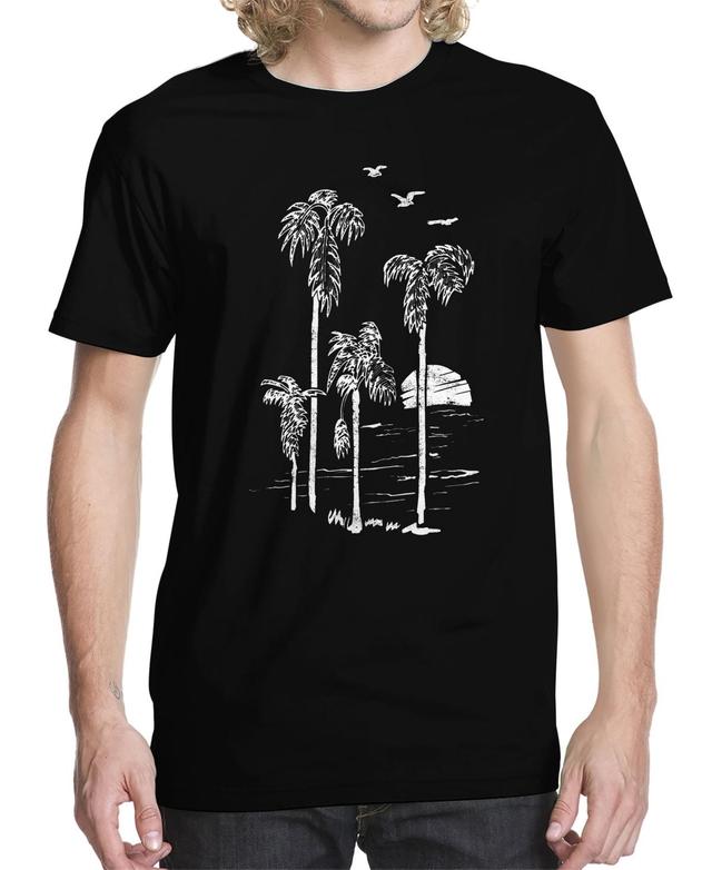 Mens Paradise Waiting Graphic T-shirt Product Image