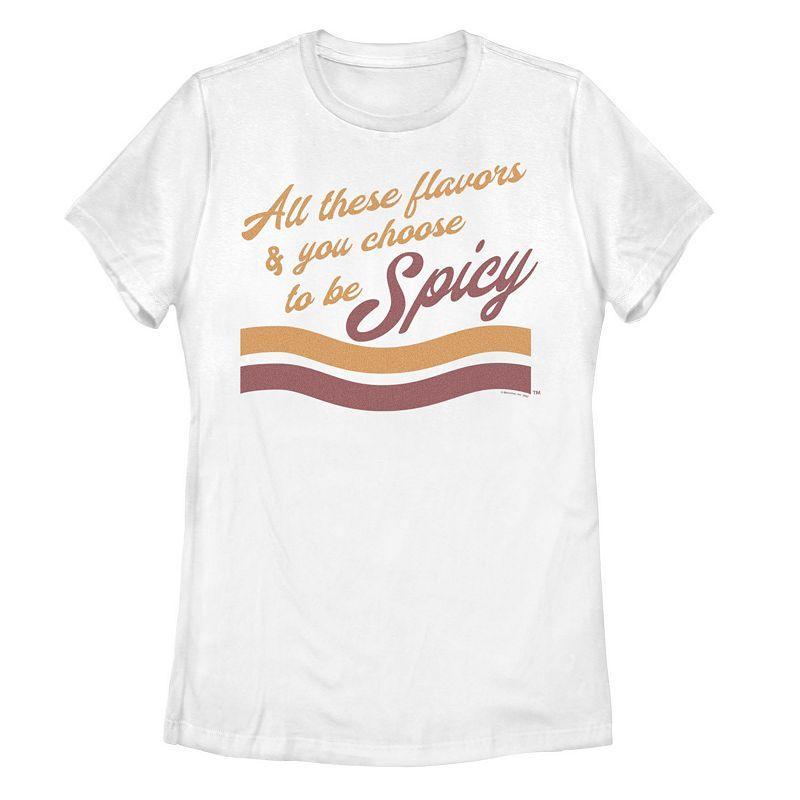 Juniors Maruchan All These Favors & You Choose To Be Spicy Graphic Tee, Girls Product Image