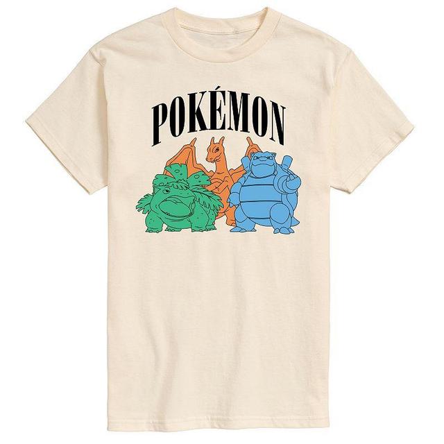 Big & Tall Pokemon Collegiate Group Portrait Graphic Tee, Mens Product Image