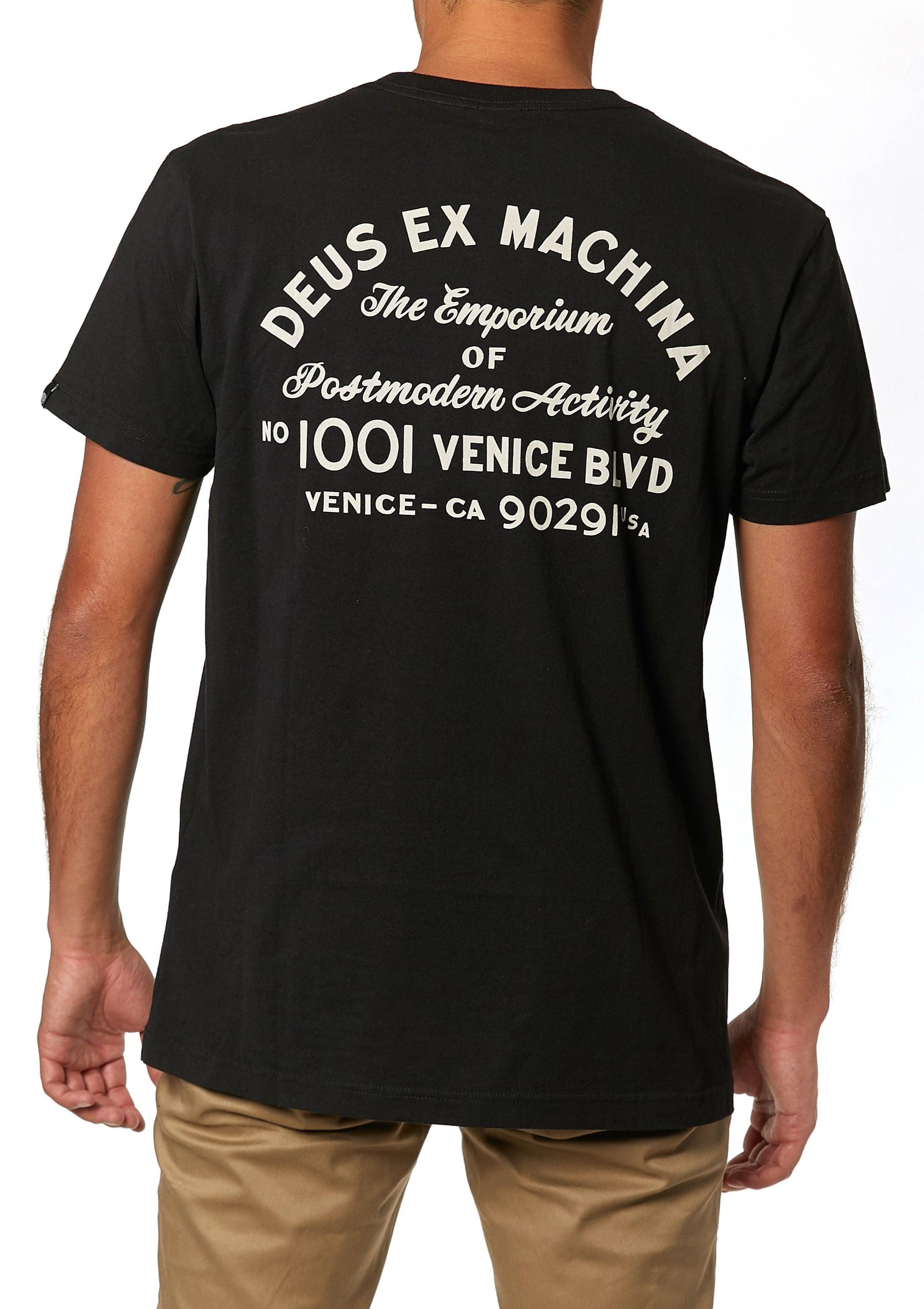 Venice Address Pocket Tee - Black Product Image