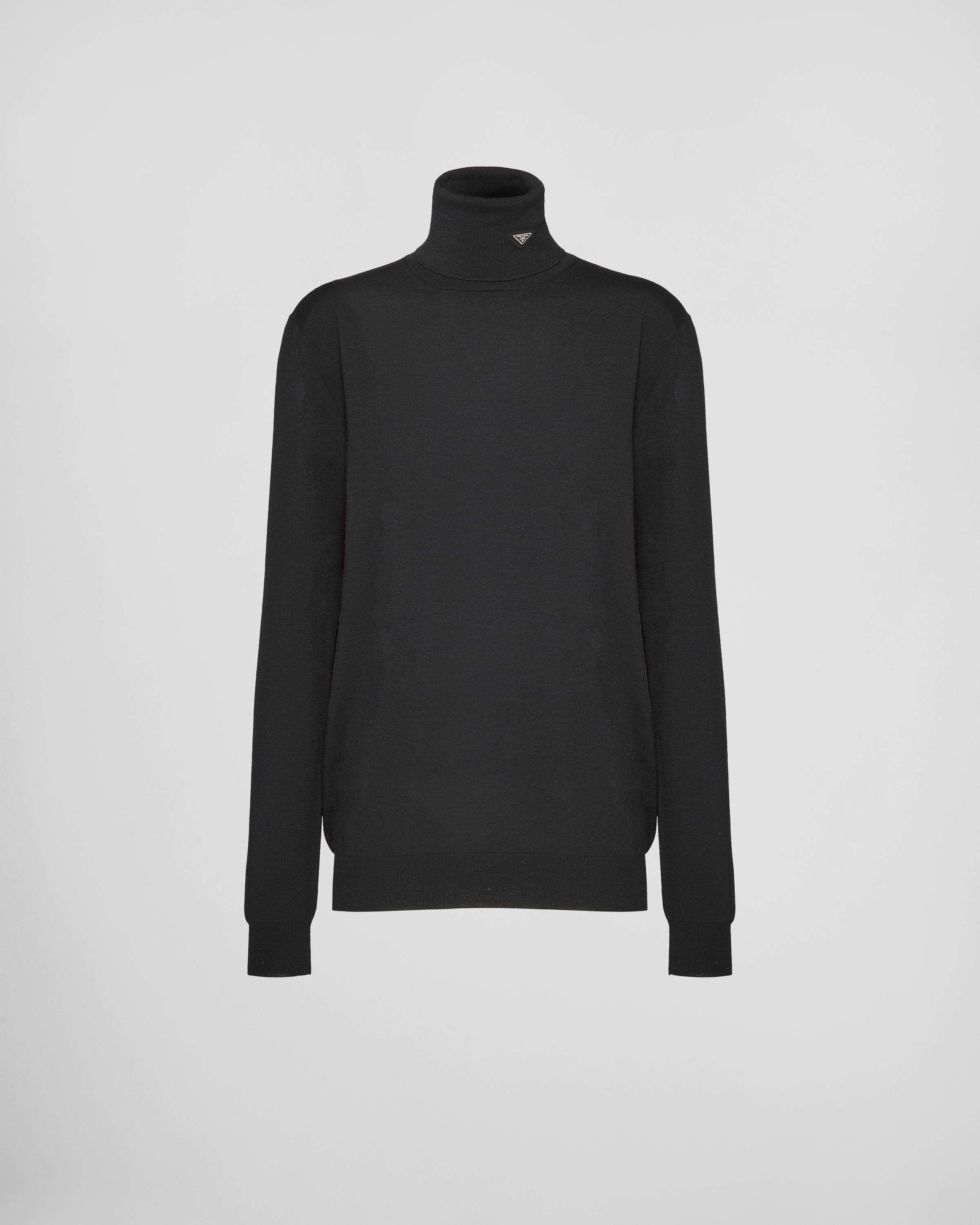 Superfine wool turtleneck sweater Product Image