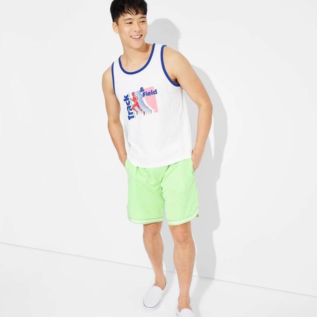 Mens Crewneck Tank Top - Original Use White M Product Image